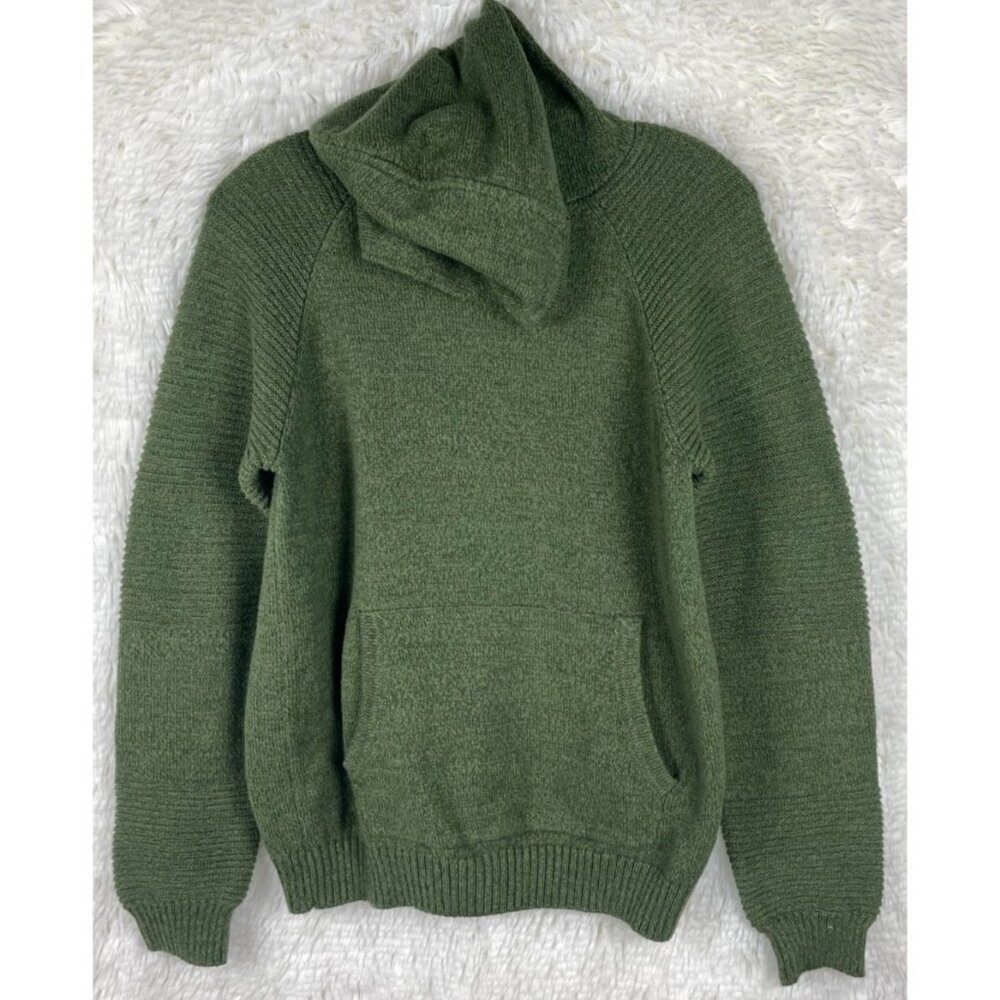 Bixby Nomad XL 16/18 Green Hooded Sweater Front Pocket Pouch Long Sleeve - Picture 2 of 8